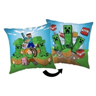 JERRY FABRICS Dječji jastuk 40x40 cm Minecraft "Creeper Rush"